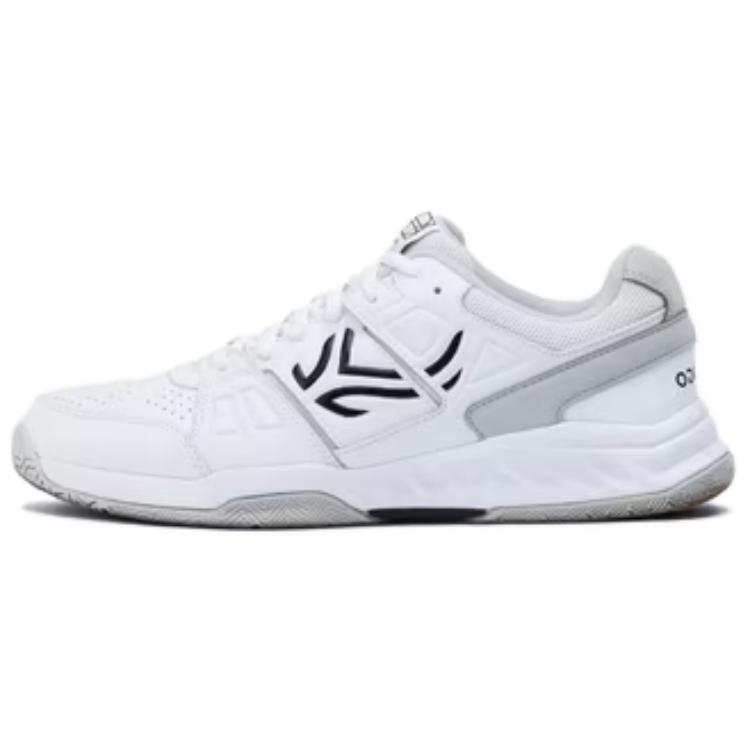 DECATHLON Cushioning Abrasion Resistant Cushioning, Wear Resistant Low top Training Shoes Men's White