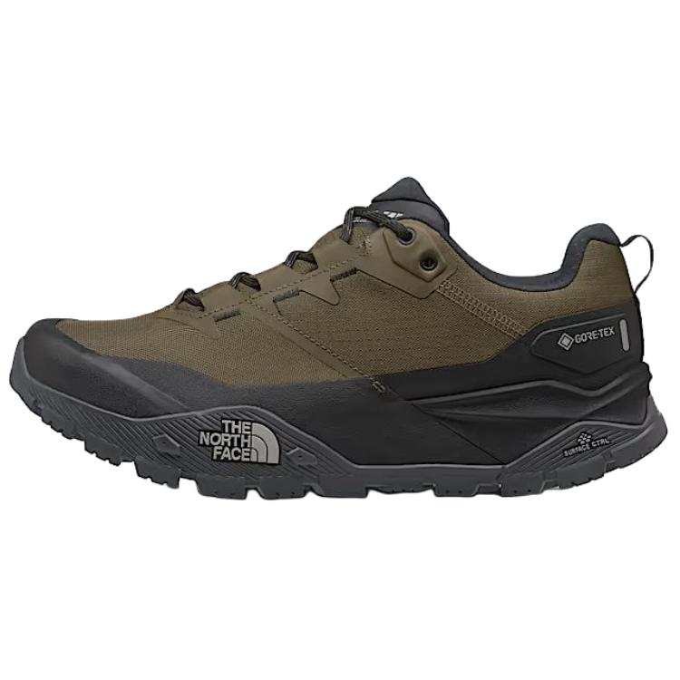 THE NORTH FACE Offtrail Wear resistant And Waterproof Low top Hiking Shoes Men's Green