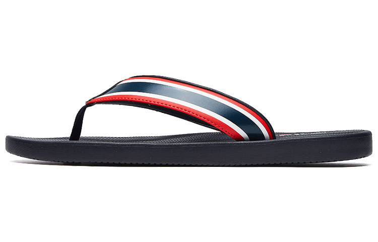 FILA Flip Flops Black/Red/White Women's