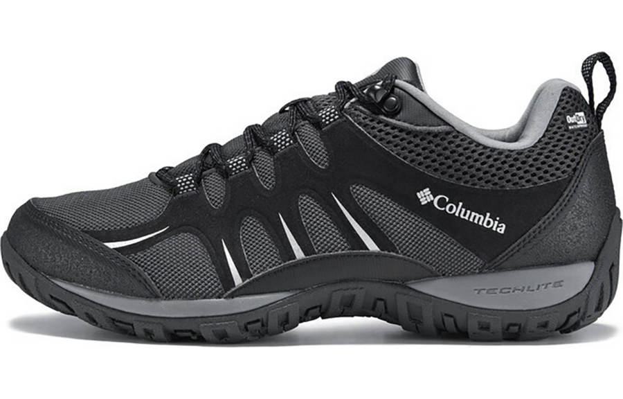 Columbia Hiking Outdry Textile, Synthetic Leather Waterproof Support Lightweight Low top Outdoor Shoes Men's