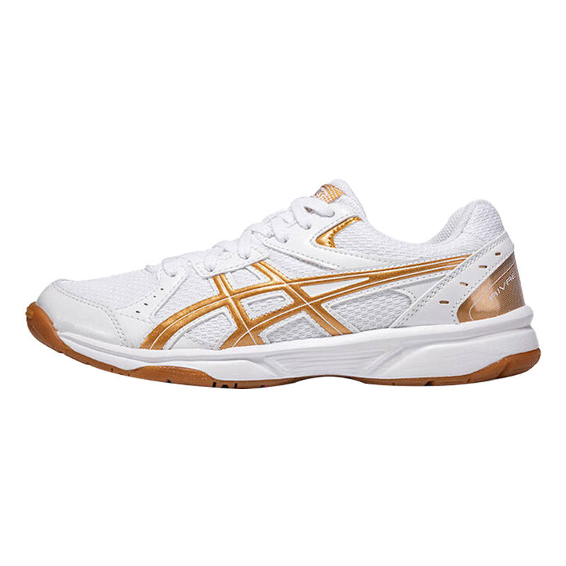 Asics River CS Abrasion Resistant Lightweight Wear resistant And Lightweight Low top Badminton Shoes Unisex White