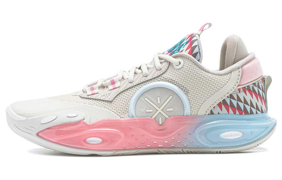 Li-Ning Li Ning All City 12 Low top BOOM Technology Basketball Shoes Men's Beige