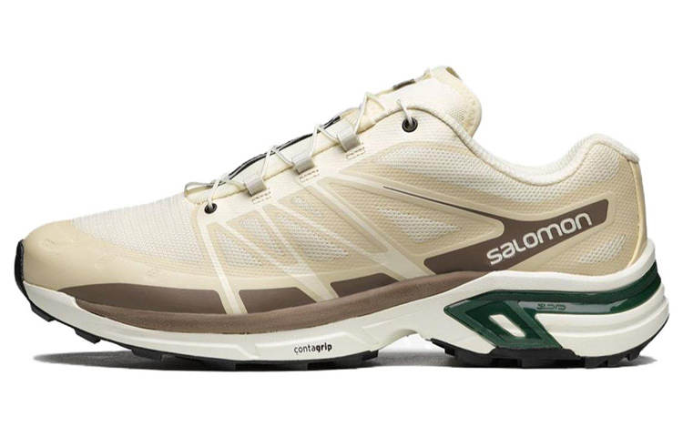 SALOMON XT Wings 2 Comfortable Round Toe Low top Outdoor Shoes Men's Vanilla