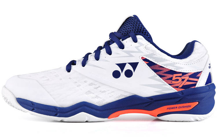 YONEX Power Cushion Low top Badminton Shoes Men's White/Neon Orange
