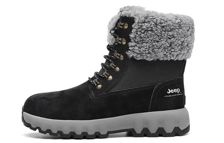 Jeep Jeep Crew Snow Boots Unisex Black