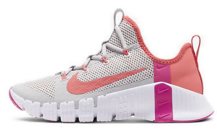 Nike Nike Free Metcon 3 Vast Grey Fire Pink Women's
