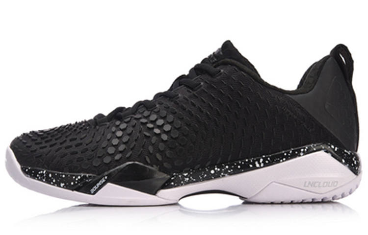 Li-Ning Li Ning Frontier Shadow Pro2.0 Pu Cushioning Rebound Low top Badminton Shoes Unisex Black