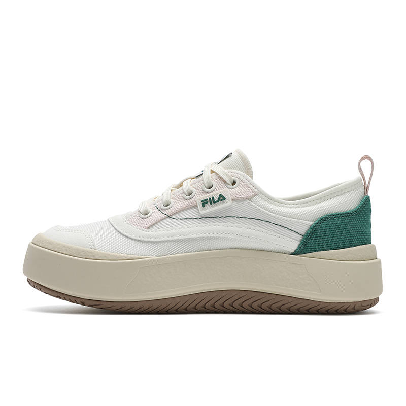FILA JELLYFISH Shoes Low top Canvas Shoes Women's White Green