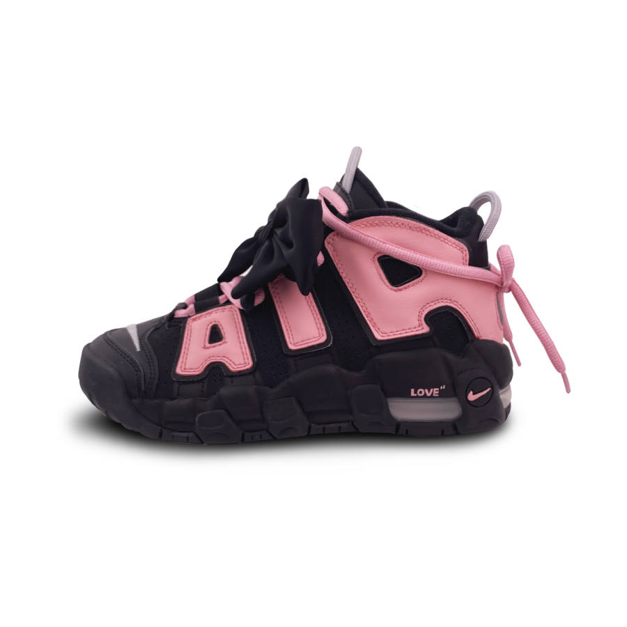 Nike Nike Air More Uptempo Mid top Vintage Basketball Shoes Women's Black Pink