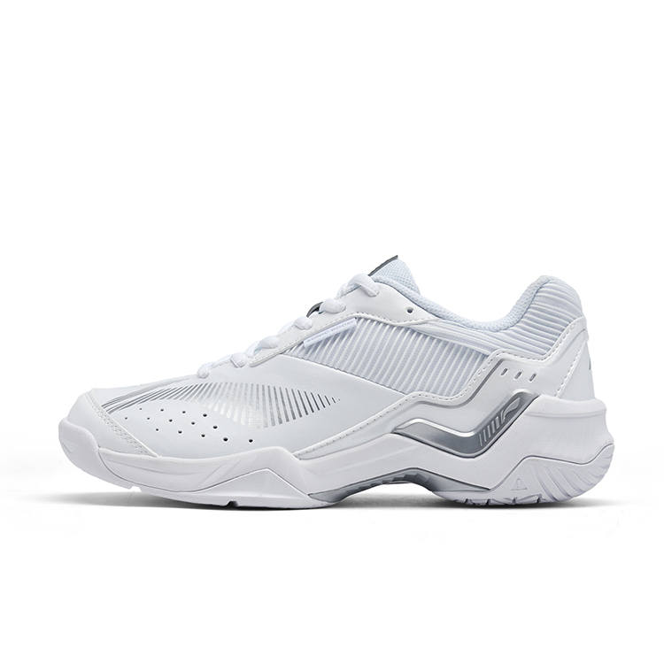 Li-Ning Li Ning Thunder Sonic Boom Low top Badminton Shoes Unisex White Silver
