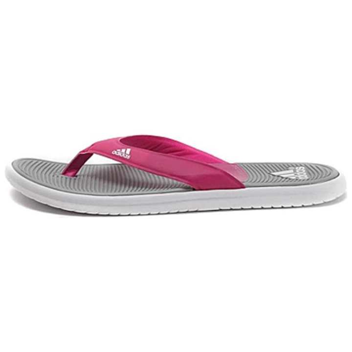 Adidas Adidas SC Beach 3point W Slip Resistant Flip Flops Women's Gray Pink