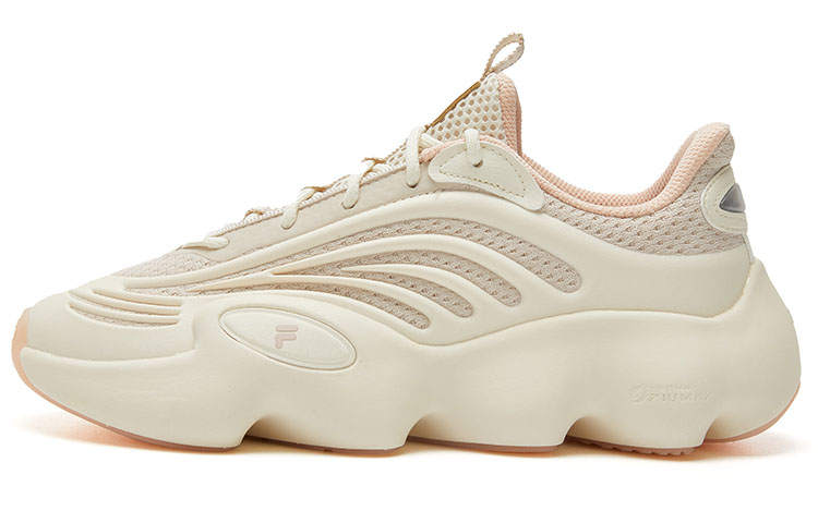 FILA FUSION Ray 3 Sport Shoes 'Cream White Orange' Women's