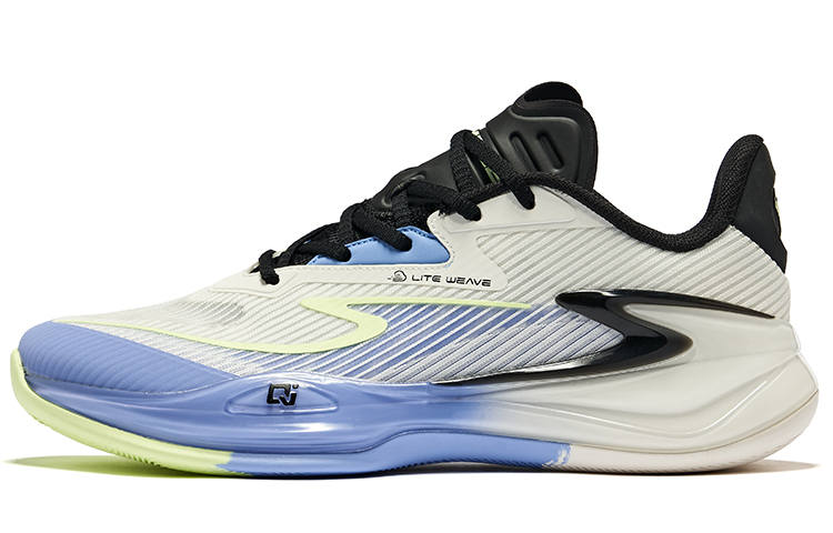 Erke Qian Xun V2 Cushioning, Wear Resistant Mid top Basketball Shoes Men's Hydrangea Colorway