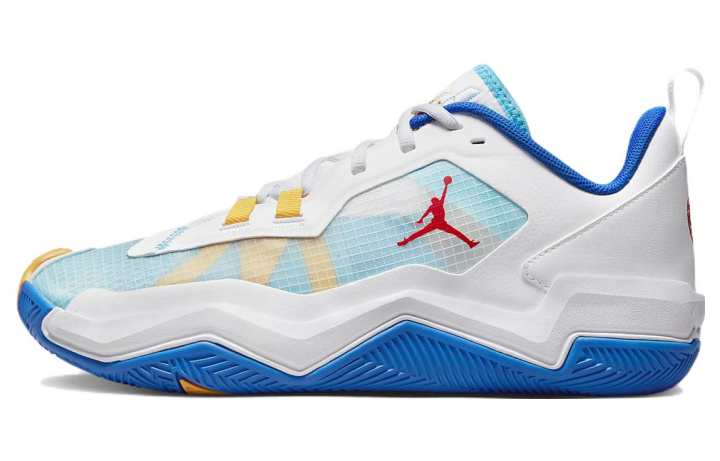 Jordan Jordan One Take 4 PF Textile, Leather Cushioning Slip Resistant Abrasion Resistant Low top Performance Basketball Shoes