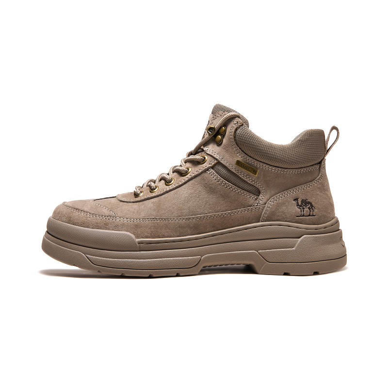 CAMEL CAMEL Work Boots Men's Mid Top Desert Yellow/Khaki