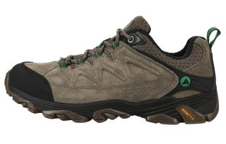 HUMTTO Textile, Pigskin Low top Hiking Shoes Men's Khaki