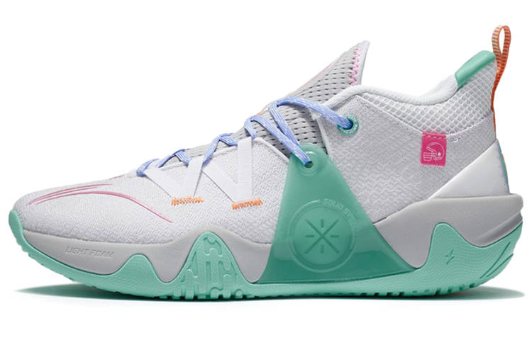 Li-Ning Li Ning Textile, Synthetic Leather, TPU Cushioning Slip Resistant Abrasion Resistant Coverage Support Low top