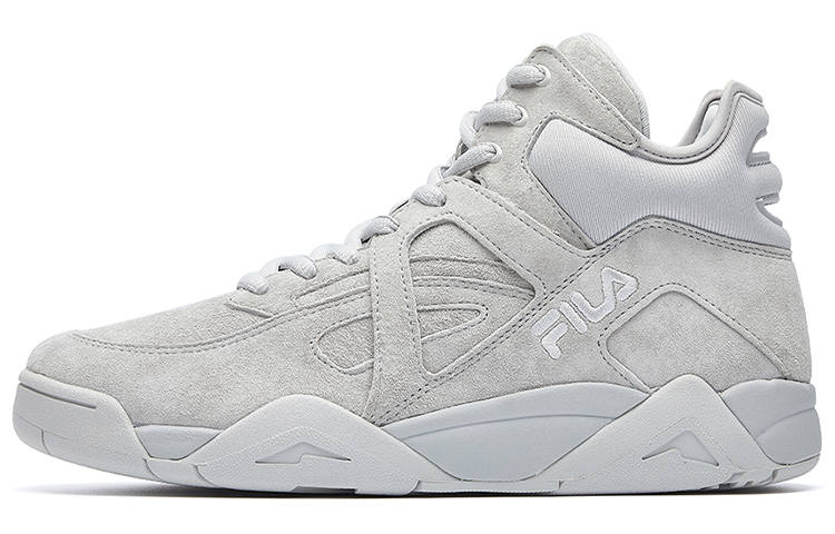 FILA Cage High Top Basketball Shoes Gray