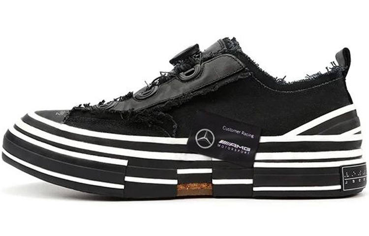 XVESSEL AMG x VESSEL Piece Black Series Low top Skateboard Shoes Unisex Black