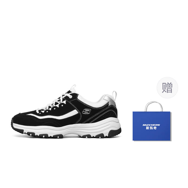Skechers D'Lites 1.0 Low top Chunky Sneakers Men's Black White