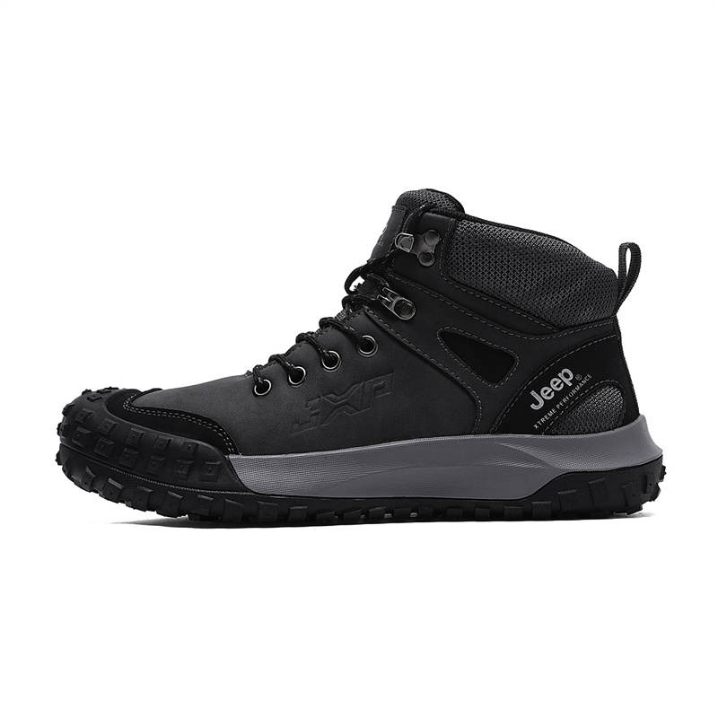 Jeep Comfortable High top Hiking Shoes Men's Black