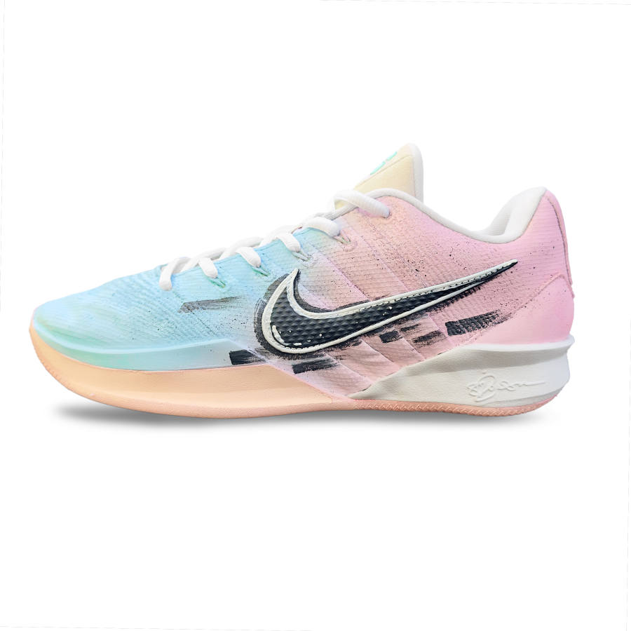 Nike Nike Sabrina 3 Sea Of Dreams Cushioning, Wear Resistant Low top Basketball Shoes Unisex Pink Blue