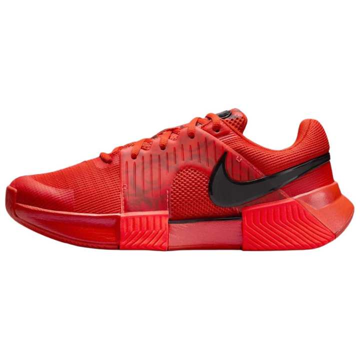 Nike Nike GP Challenge 1 Abrasion Resistant Support Low top Tennis Shoes Women's Red Black