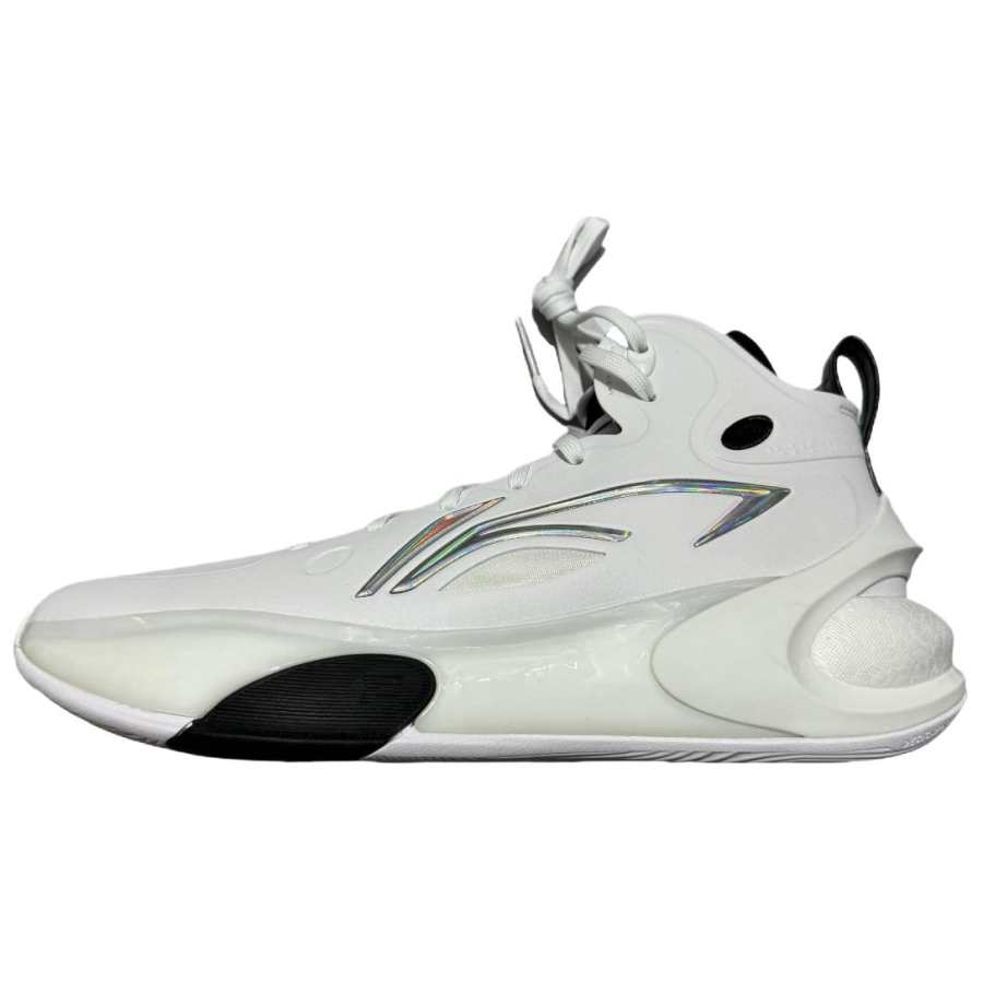 Li-Ning Li Ning YuShuai 17 Cushioning Abrasion Resistant Slip Resistant High top Basketball Shoes Men's White Black