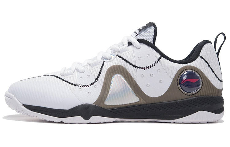 Li-Ning Li Ning Overlay Textile, Synthetic Leather, TPU Cushioning Slip Resistant Abrasion Resistant Breathable Low top