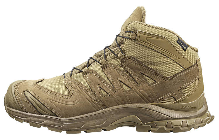 SALOMON XA Textile, Leather Versatile Cushioning Abrasion Resistant Waterproof And Breathable Mid top Hiking Shoes