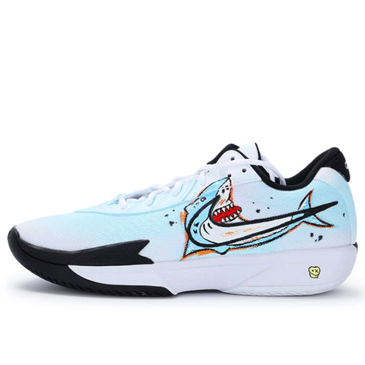 Nike Nike Air Zoom G.T.Cut Academy Slip Resistant Abrasion Resistant Low top Basketball Shoes Unisex Blue
