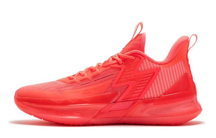 361° BIG3 4.0 PRO Basketball Shoes Men's Low Top Fluorescent Begonia Pink/Dune White