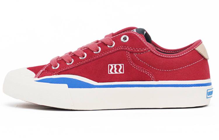 SEW BY SOU Canvas Shoes Unisex Low Top Burgundy