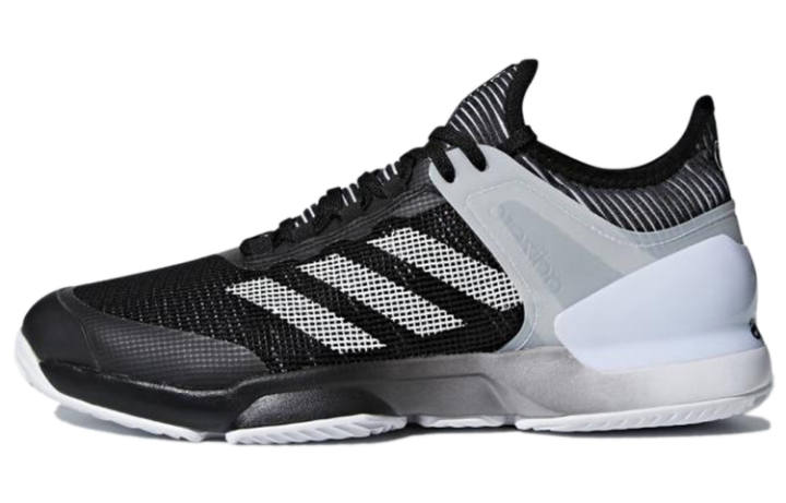 Adidas Adidas Adizero Tennis Shoes Men's Low Top Black/White