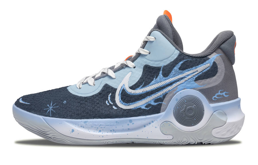 Nike Nike KD Trey 5 IX KD, Lai Rien Cushioning Abrasion Resistant Cushioning, Wear Resistant Mid top Basketball Shoes Unisex