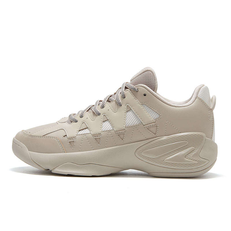 FILA FUSION Cushioning Low top Vintage Basketball Shoes Men's Ecru