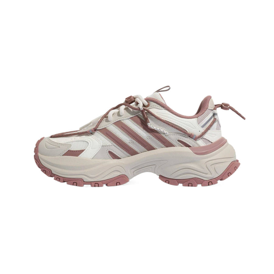 Adidas Adidas SHADOW FEVER Slip Resistant Abrasion Resistant Chunky Sneakers Unisex White Pink