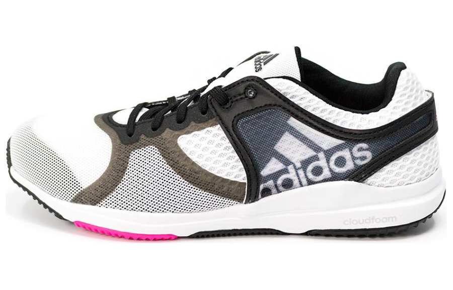 Adidas Adidas Crazymove Cloudfoam Slip Resistant Abrasion Resistant Low top Training Shoes Women's White Black