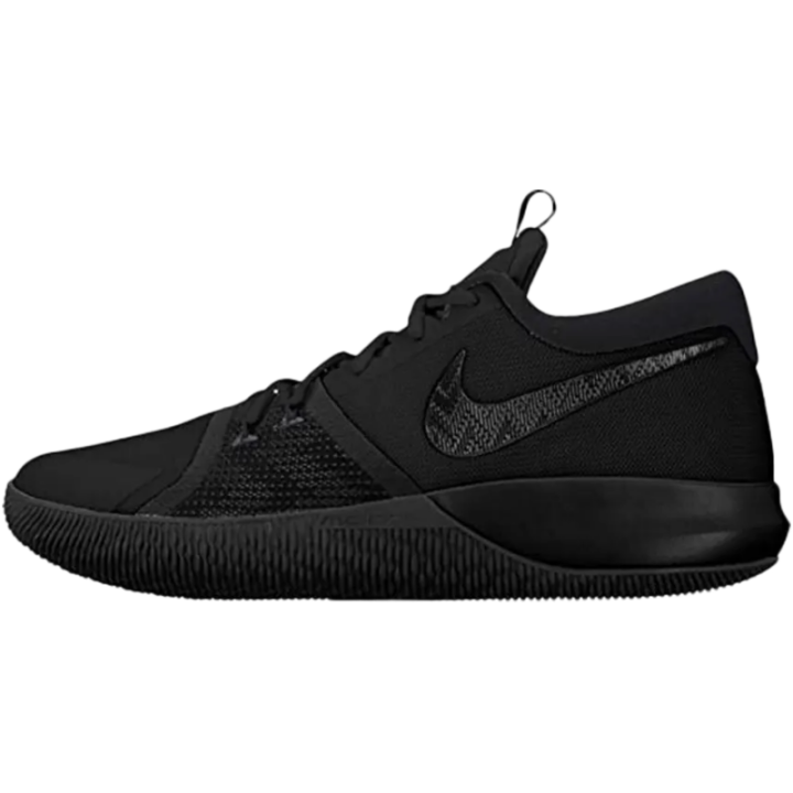 Nike Nike Zoom Assersion Slip Resistant Abrasion Resistant Low top Basketball Shoes Unisex Black