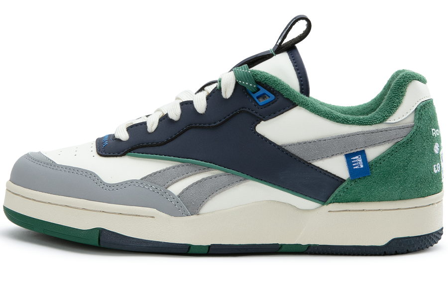 Reebok Nautica x Reebok BB4000 II Low top Vintage Basketball Shoes Unisex White/Dark Blue