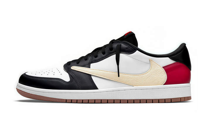 Jordan Jordan x Travis Scott Air Jordan 1 Travis Scott X AJ1 7.0 Cushioning Abrasion Resistant Breathable Low top