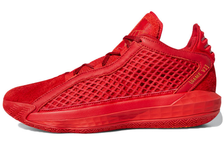Adidas Dame 6 Adidas Leather 'Scarlet'