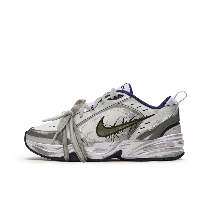 Nike Nike Air Monarch 4 P.M.S Dangerous Jungle Slip Resistant Abrasion Resistant Slip Resistant Abrasion Resistant Low top