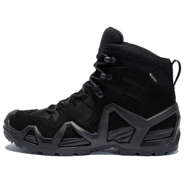Lowa MK2 Slip Resistant Mid top Mountaineering Hiking Shoes Men's Black Wide Fit