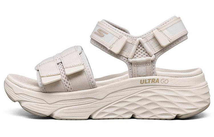 Skechers Max Cushioning Beach Sandals Women's Natural/Beige