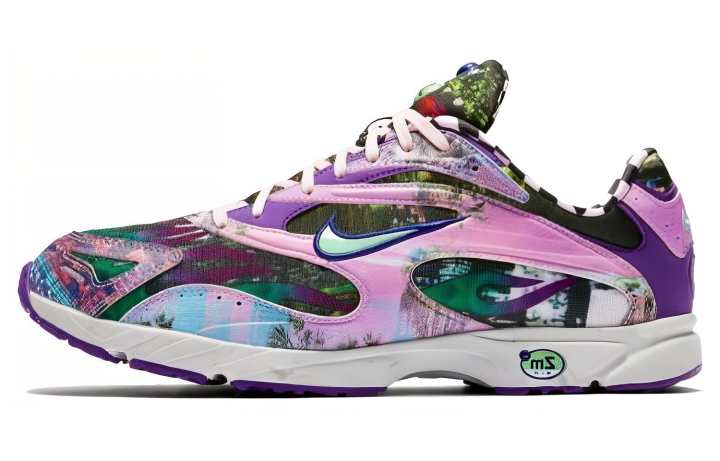 Nike Nike Abrasion Resistant Abrasion Resistant Low top Chunky Sneakers Men's Camouflage Purple