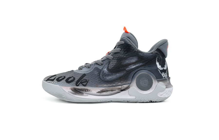Nike Nike KD Trey 5 IX Slip Resistant Abrasion Resistant Mid top Basketball Shoes Unisex Black Gray