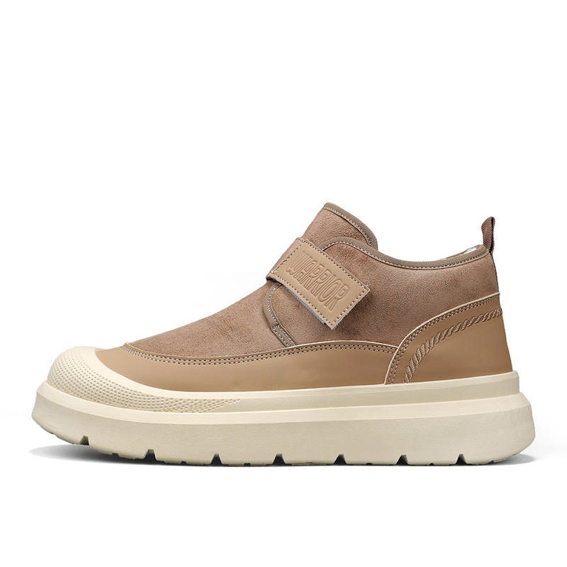 WARRIOR Warrior Synthetic Leather Thermal Abrasion Resistant Height Increasing Slip Resistant Coverage Balance Short Snow Boots