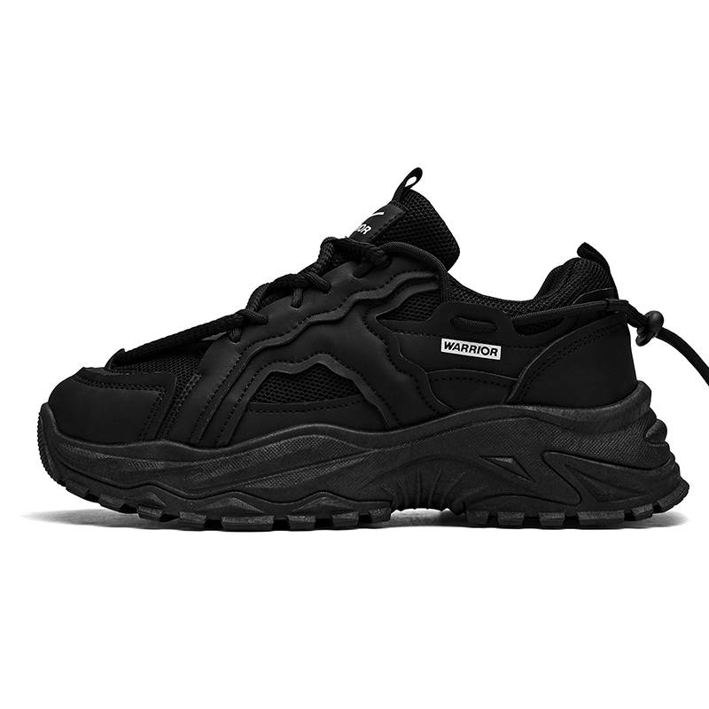 WARRIOR Warrior Black Warrior Cushioning Height Increasing Breathable Cushioning Height Increasing Breathable Low top