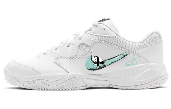 Nike Nike Court Lite 2 Leather Low top Chunky Sneakers Men's White Green